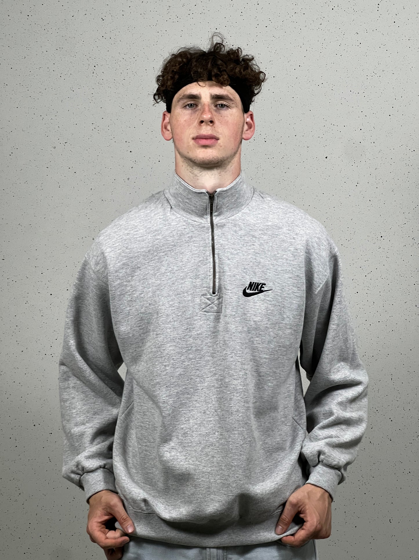 90's Nike 1/4 Zip Sweatshirt Large