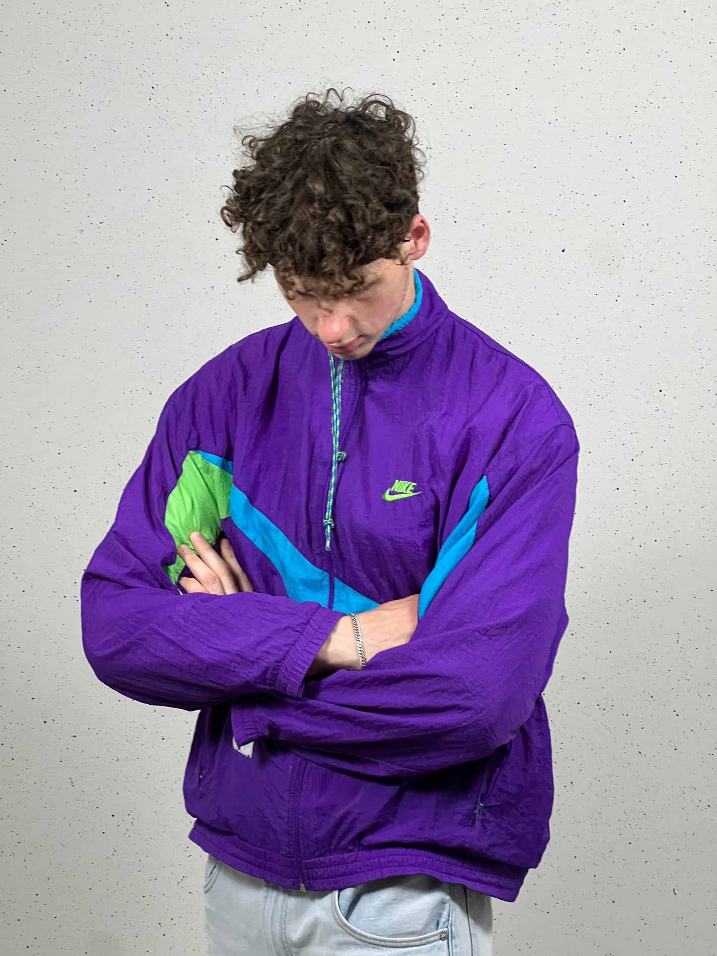 80s Nike Windbreaker Large