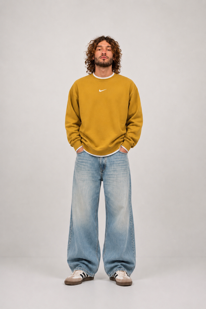 Vintage 90's Nike Sweatshirt Big Logo Swoosh (M)