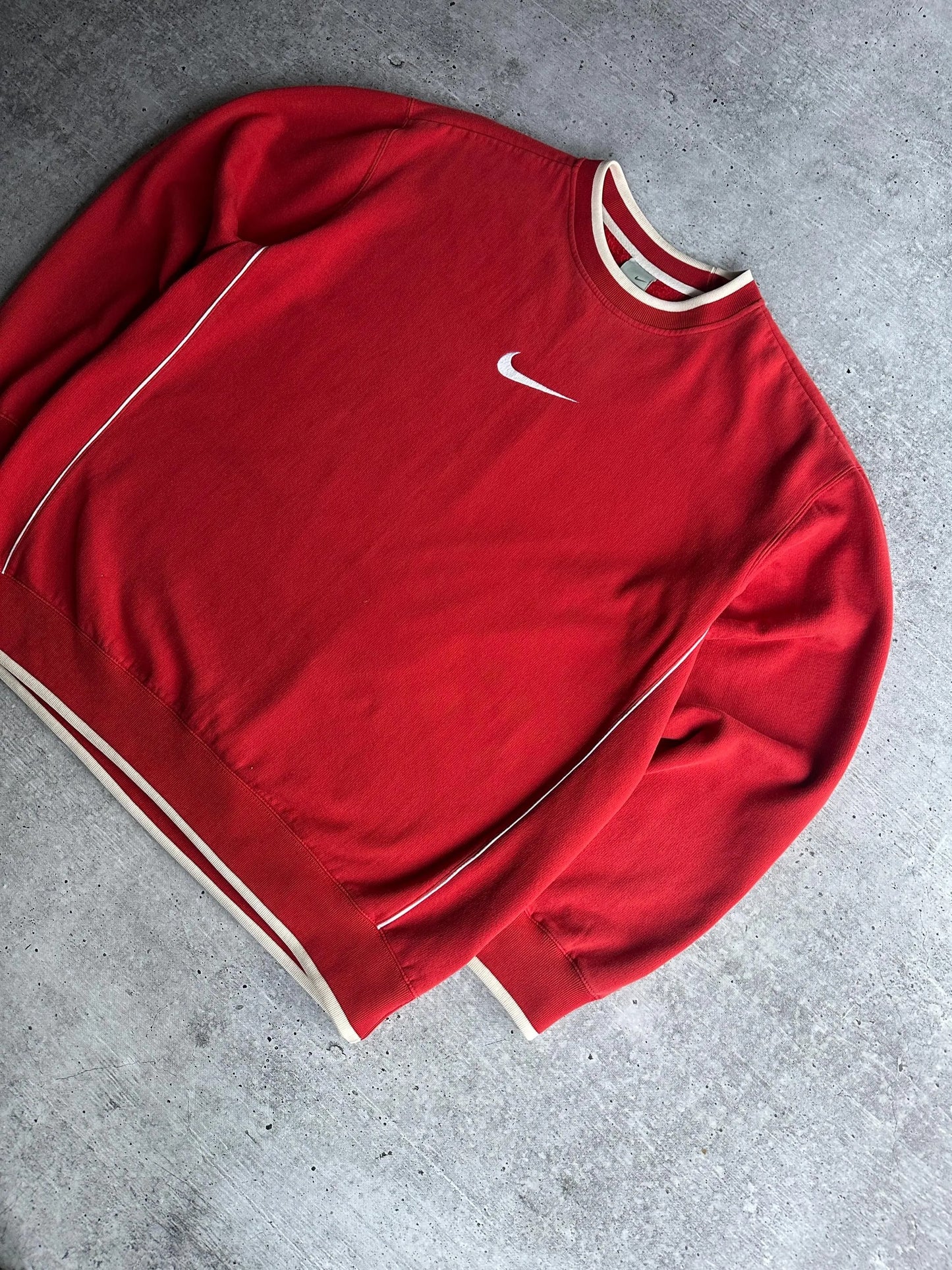 Vintage 90's Nike Sweatshirt Big Logo Swoosh (L)