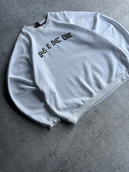 Vintage 90's Nike Sweatshirt Big Logo Swoosh (L)