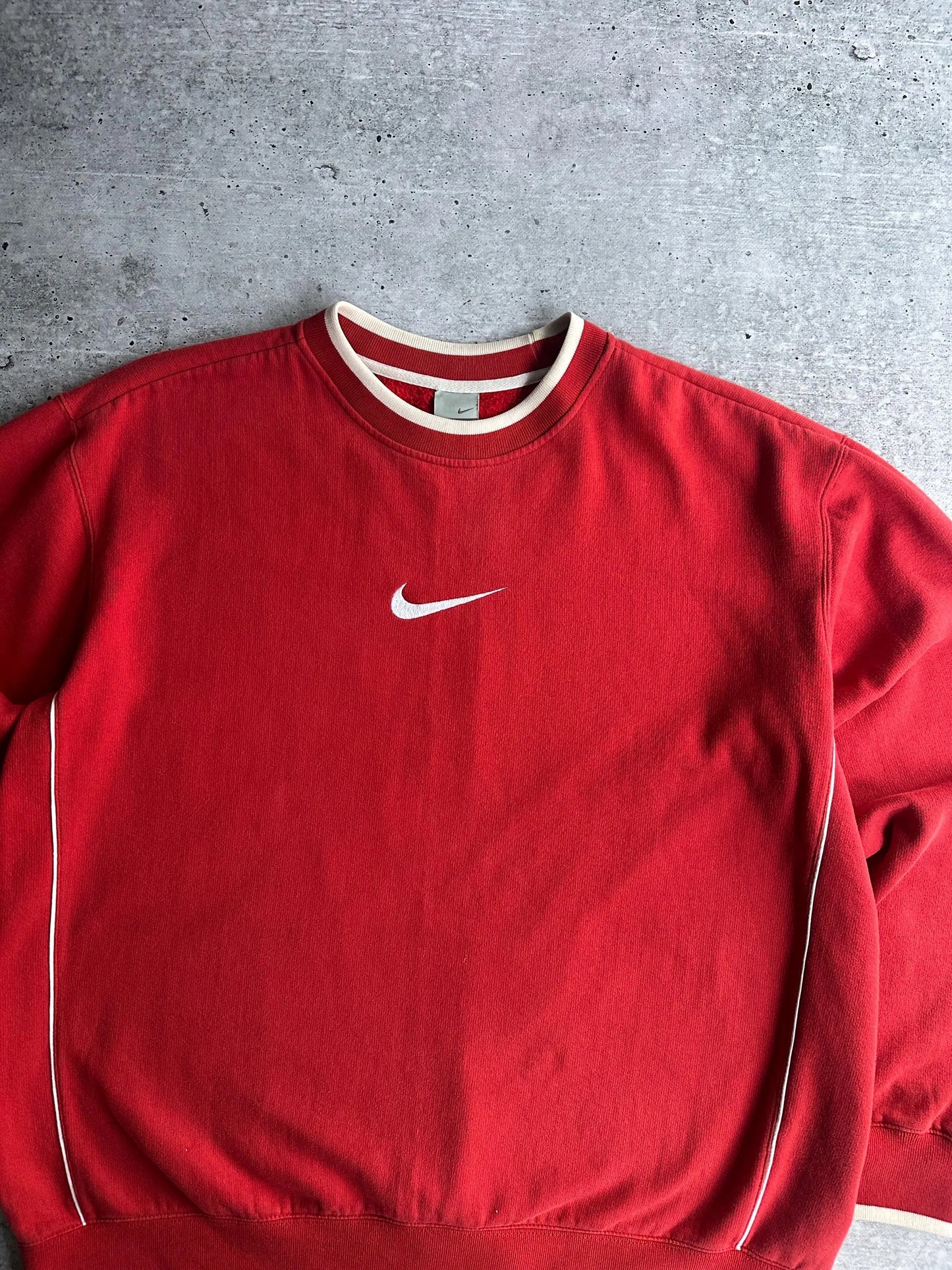 Vintage 90's Nike Sweatshirt Big Logo Swoosh (L)