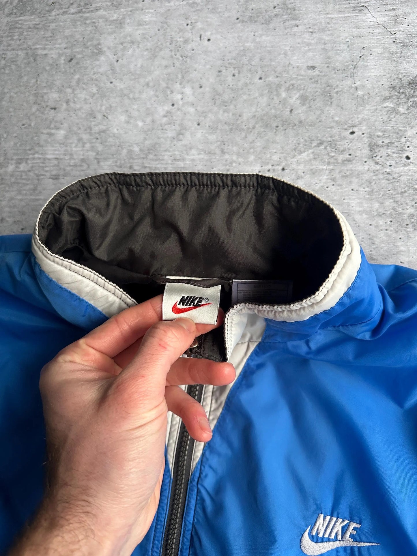 90s Nike Big Swoosh Vintage Windbreaker (L)