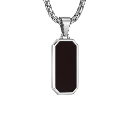 Onyx Steel Pendant